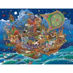 Noah's Ark - 400 Piece Family Puzzle -Country Christmas Loft iqlgwo7nvgg0ewh36b3g