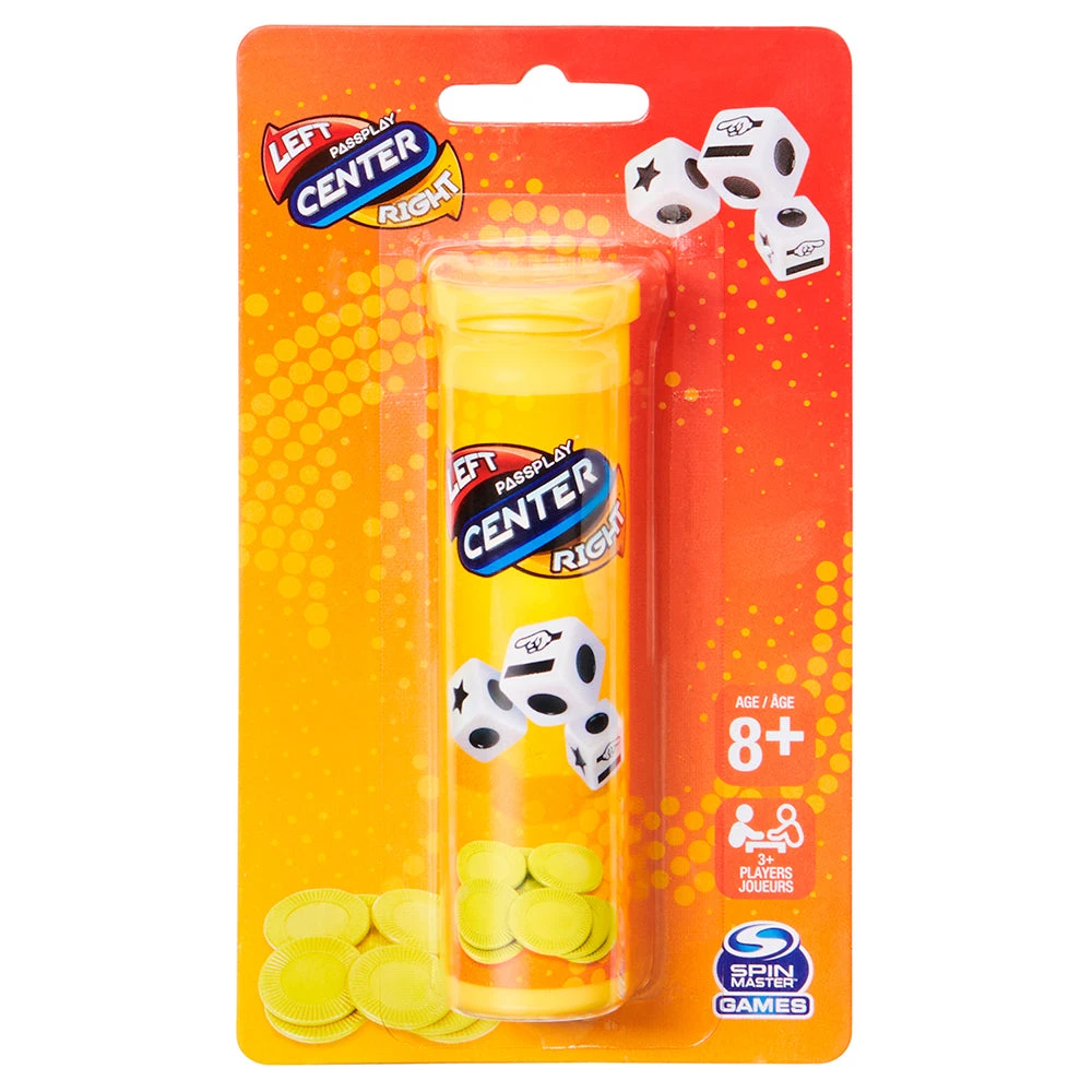 SpinMaster Left Center Right - Tube 3 SpinMaster Left Center Right - Tube