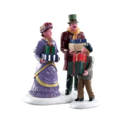 Lemax Walking Family, Set Of 2 -Country Christmas Loft iuf2mpxi36h2jmugkaxj