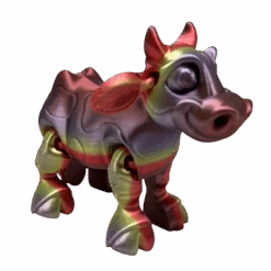 Daisy The Dairy Cow - Rainbow Color