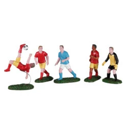 Lemax Boys Playing Soccer - 5 Piece Set 5 Lemax Boys Playing Soccer - 5 Piece Set -Country Christmas Loft ixutetoyrpdvcboirrwl