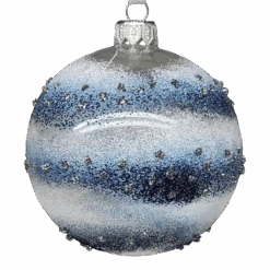 Decoris Cobalt Star Glass Ornament Set - 80mm - Blue And White 11 Decoris Cobalt Star Glass Ornament Set - 80mm - Blue And White -Country Christmas Loft iyhf9lbvey4eazfefrnb