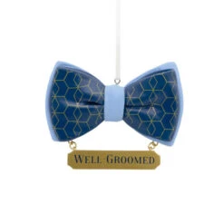 Hallmark Well-Groomed Bow-Tie Ornament -Country Christmas Loft ja5rd5xjfumzlcnyb06i