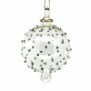 Clear 3" Glass Stipple Ball - Green -Country Christmas Loft jceutgbolivazm9wofcv