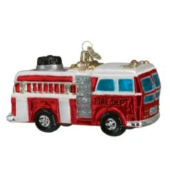 Fire Truck Glass Ornament 13 Fire Truck Glass Ornament -Country Christmas Loft jhaviqyuk6gn1zagdrmr