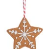 Gingerbread Cookie Ornament - Star -Country Christmas Loft jocgdkglnszzdxmnngbj