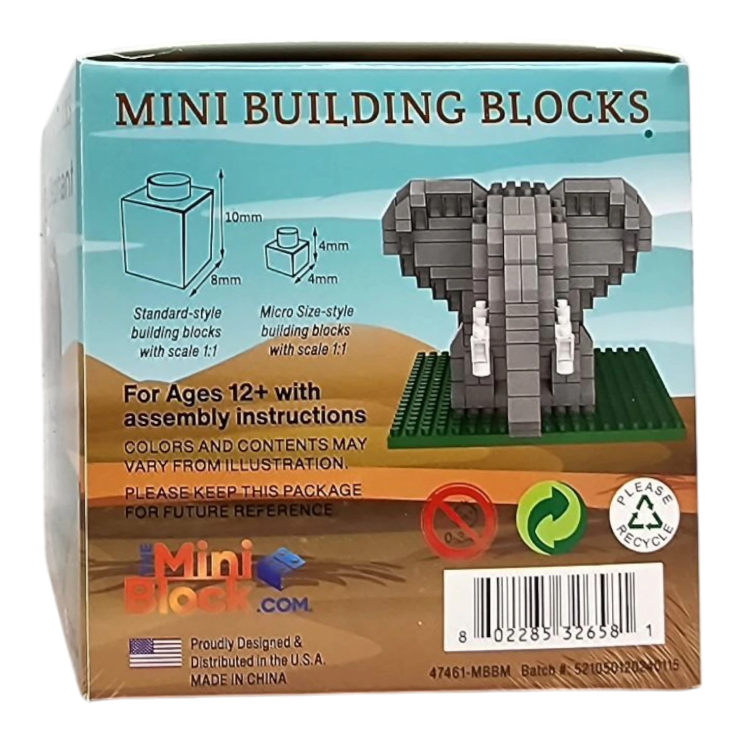 Mini Building Blocks - Elephant 6 Mini Building Blocks - Elephant - Image 4