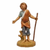 Savio - Boy Shepherd - 5 Inch Scale Nativity Figurine -Country Christmas Loft jpyherozjlq31siz2neb