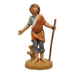 Savio - Boy Shepherd - 5 Inch Scale Nativity Figurine