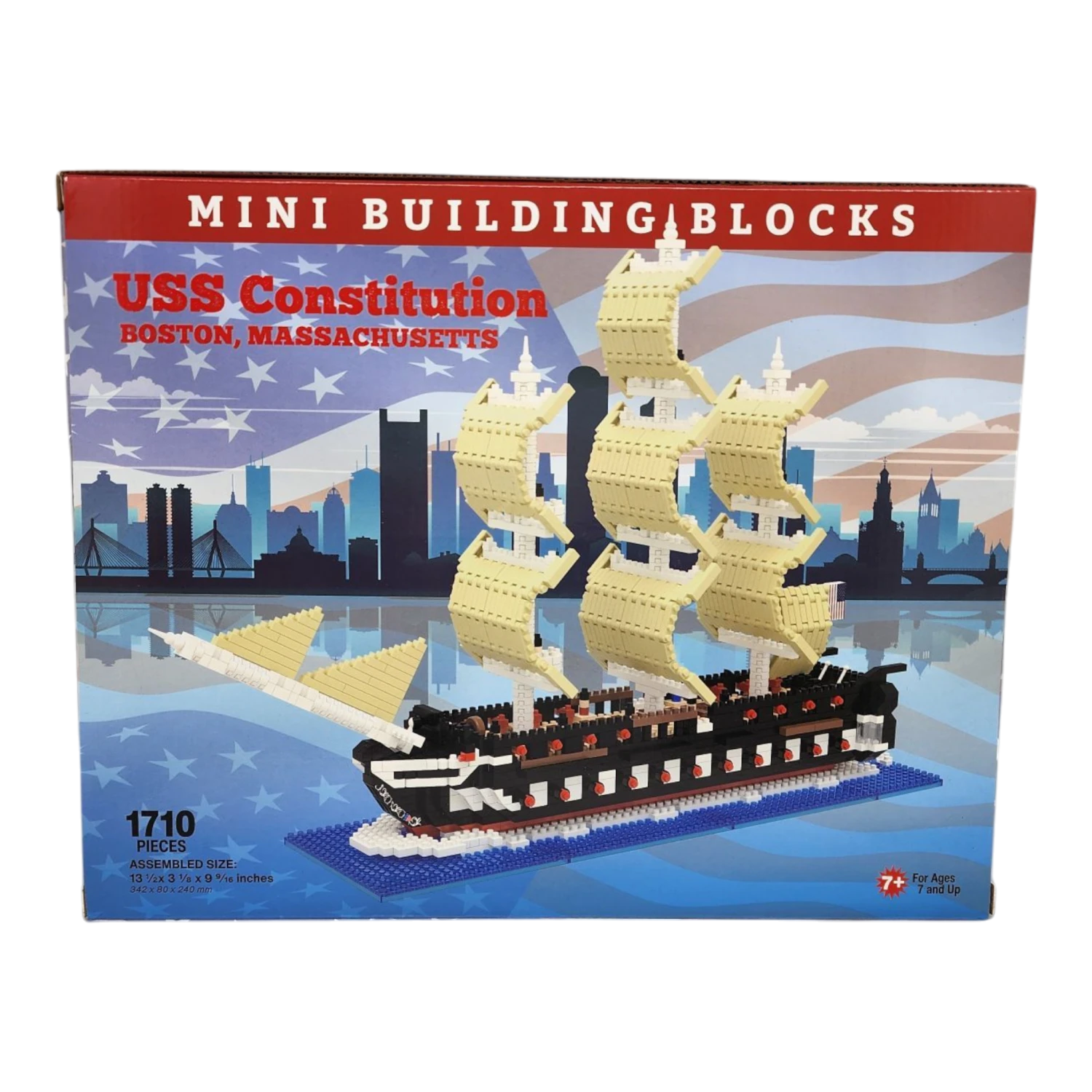 Mini Building Blocks - USS Constitution Boston MA 3 Mini Building Blocks - USS Constitution Boston MA