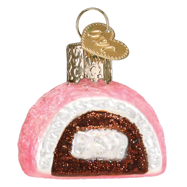 Gumdrop Mini Hostess Snowball Glass Ornament 3 Gumdrop Mini Hostess Snowball Glass Ornament