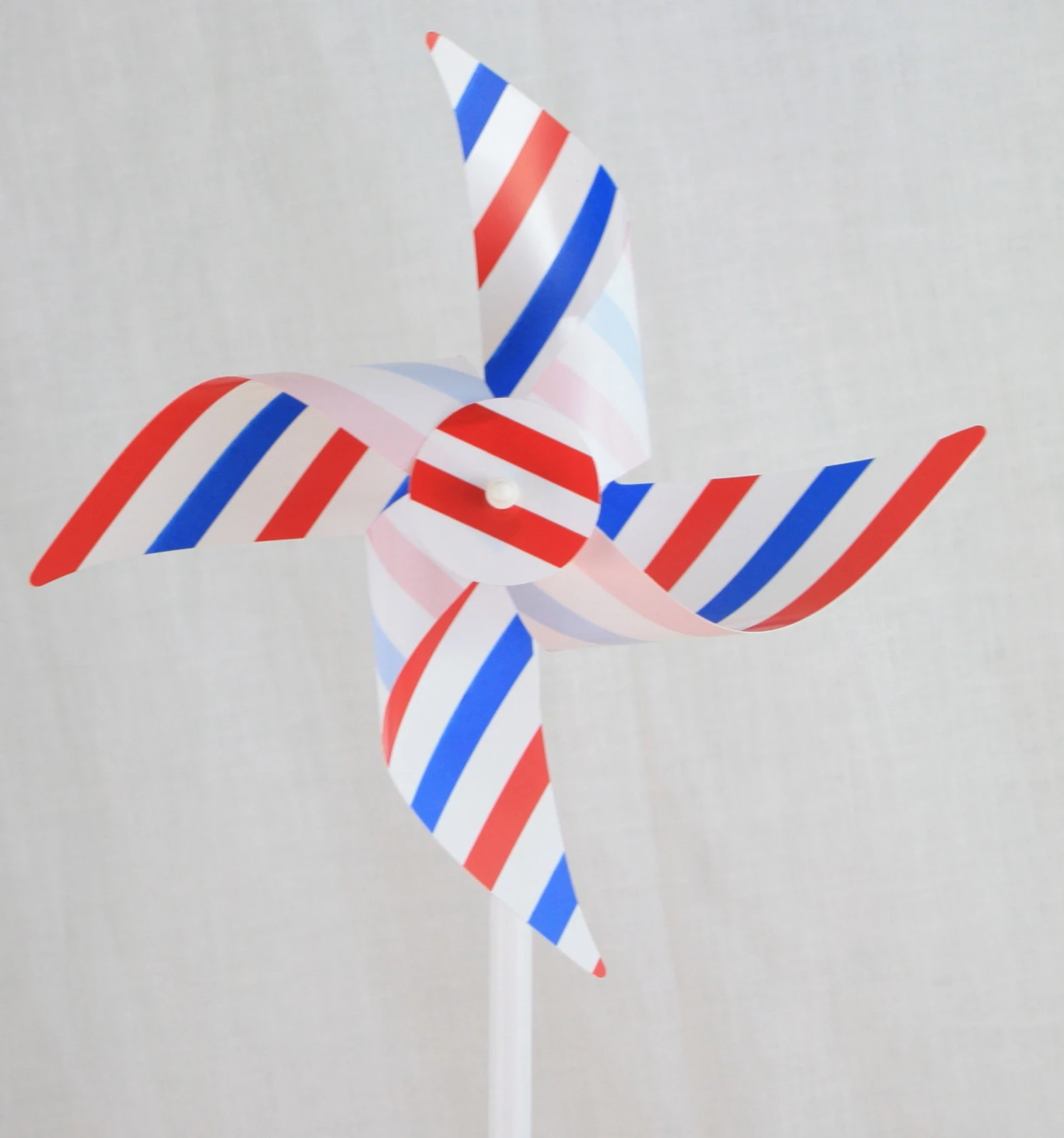 PVC Pinwheel - Red White And Blue 3 PVC Pinwheel - Red White And Blue