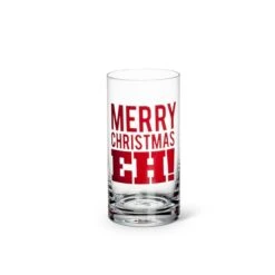 Abbott Mckenzie Merry Christmas, Eh! Highball Glass