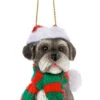 Santa Paws - Dog Ornament - Shih-tzu -Country Christmas Loft k6wca7bpaqgcdndv3ru9