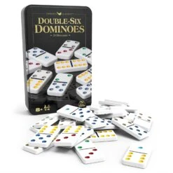 Double Six Dominos - 28 Piece Tin Box