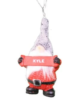 Personalized Gnome Ornament (Letters J-P) - Luke -Country Christmas Loft kdz1wt5afzwxzc25uzdm
