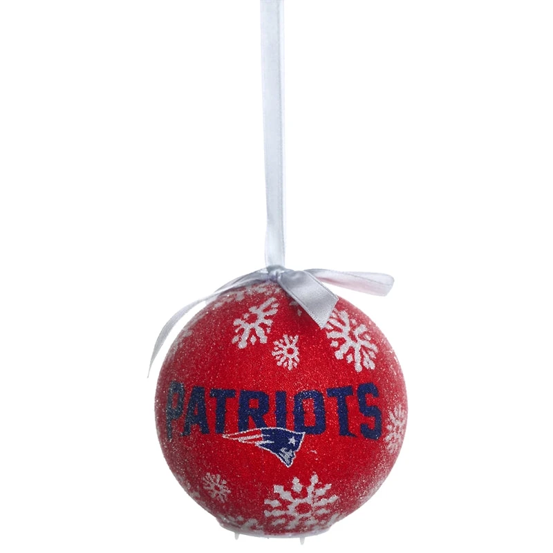 Evergreen New England Patriots LED Ornament Red 4 Evergreen New England Patriots LED Ornament Red - Image 2