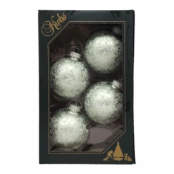 Krebs Value Glass Ornament 4 Pack - Serene Green