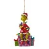 Grinch On Present Ornament -Country Christmas Loft kkh4hftzuxkzyujuzgvy