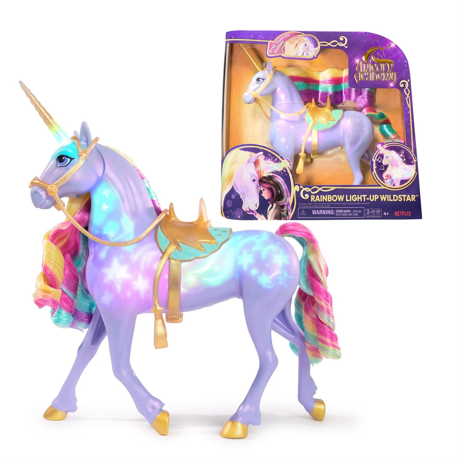 SpinMaster Unicorn Academy Rainbow Light-up Wildstar 3 SpinMaster Unicorn Academy Rainbow Light-up Wildstar