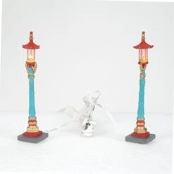 Department 56 Chinatown Post Lamps - 2 Piece Set 9 Department 56 Chinatown Post Lamps - 2 Piece Set -Country Christmas Loft kohwz212eqdqtat89bd4