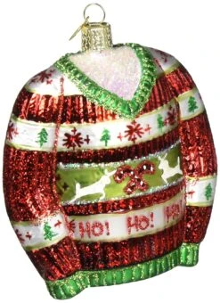 Festive Christmas Sweater Ornament -Country Christmas Loft ksc5zg30wdhrq7wd9bds