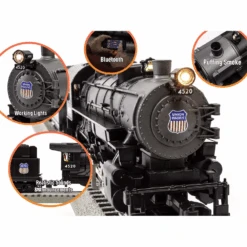 Lionel Union Pacific Flyer - O Gauge - LionChief Train Set With Bluetooth -Country Christmas Loft kx3fw12rebne3v6xxfd2