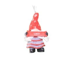 Personalized Gnome Ornament (Letters J-P) - Luke -Country Christmas Loft ky8jj6io4hrre7o9slhb
