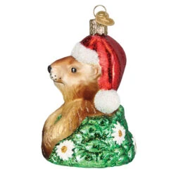 Santa Groundhog Ornament -Country Christmas Loft kz8k9n15jchxkjx0gn4p