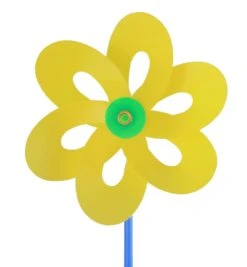 PVC Pinwheel - Yellow Daisy