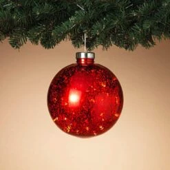8" Lighted Mercury Plastic Ornament - Gold -Country Christmas Loft lbbpauu21uui1w0jz8bj