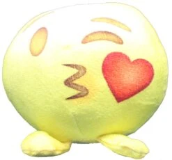 Kissy Face Emoji Plush Fur Balls
