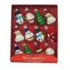 Kurt Adler Miniature Shatterproof Ornaments - 12 Piece Box Set