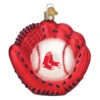 Boston Red Sox Baseball Mitt Glass Ornament -Country Christmas Loft lflpqjqe0jvedrdywdxx