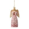 The Rose Pink Angel Ornament 1 The Rose Pink Angel Ornament -Country Christmas Loft lhz4tqfrmwpz8aqdvly6
