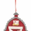 Red Farm Barn Ornament -Country Christmas Loft lr4ukuzc6m0kz3zoiugn