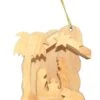 Solid Olive Wood Nativity Ornament -Country Christmas Loft lsdlr5rqeiitm5n18iaw