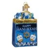 Happy Hanukkah Glass Ornament -Country Christmas Loft lvrkn2iol0oanyp3jkmw