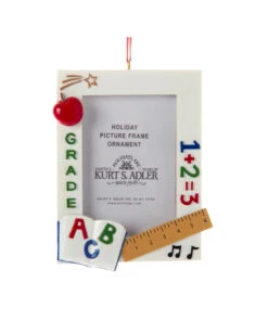 Kurt Adler Grade School Picture Frame Ornament