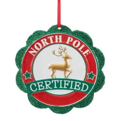 Kurt Adler Santa Seal Of Approval Ornament - Santa's Express -Country Christmas Loft lwxutckrflaepthuqb4a