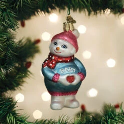Expectant Snowlady Glass Ornament 15 Expectant Snowlady Glass Ornament -Country Christmas Loft lyxqkgmmcmi30hzuz2r0