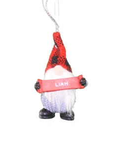 Personalized Gnome Ornament (Letters J-P) - Luke -Country Christmas Loft m3tucxcxk3lv7g9r9ci3