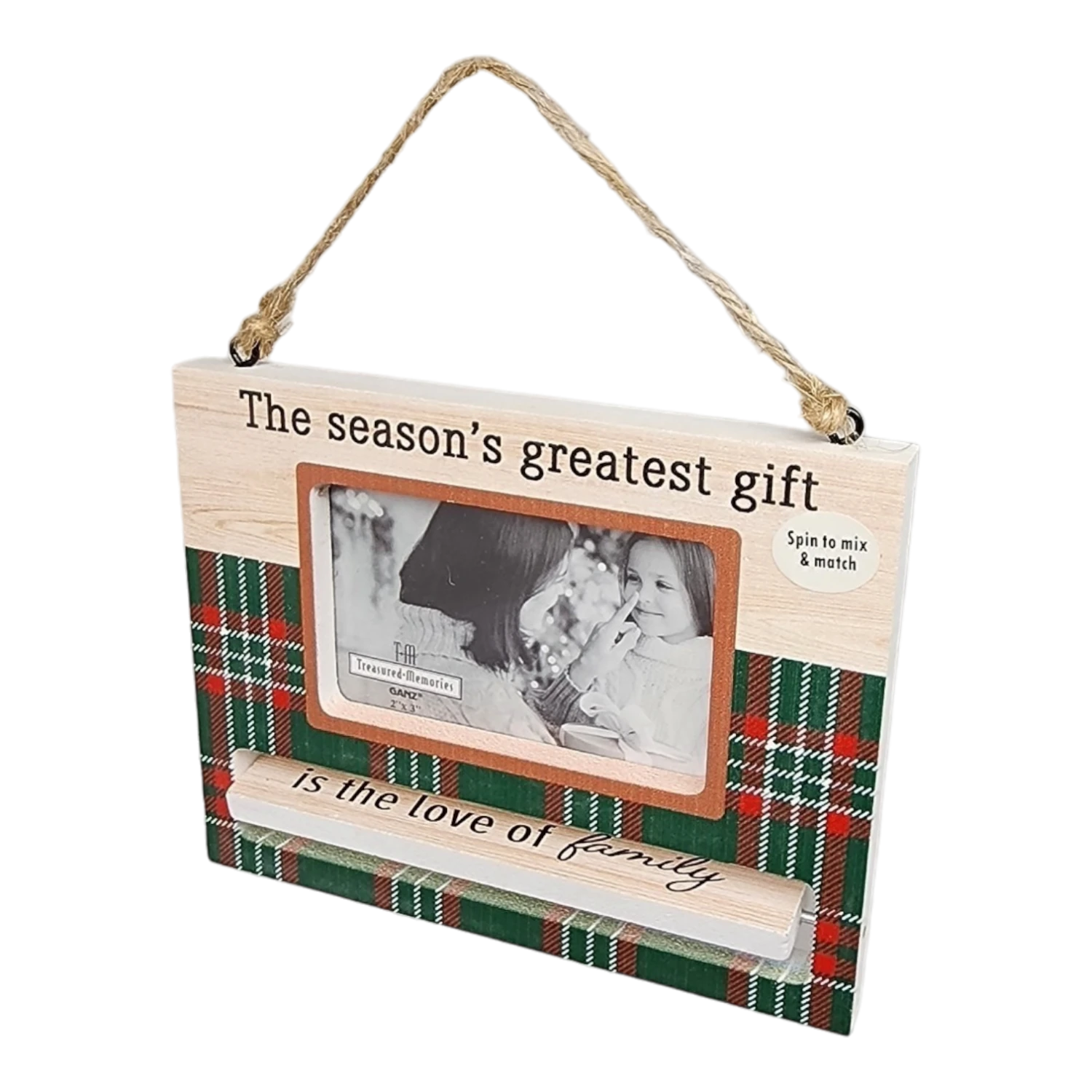 Spinning Frame Ornament - The Season's Greatest Gift 4 Spinning Frame Ornament - The Season's Greatest Gift - Image 2