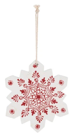 Hand Painted Snowflake Ornament - -Country Christmas Loft mhbqsyw49fqvfzche1ja
