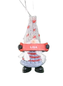 Personalized Gnome Ornament (Letters J-P) - Luke -Country Christmas Loft mjdfvf675em5ssnsllzl