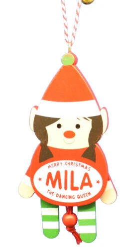 Dancing Wooden Ornament (L - Z) - -Country Christmas Loft mlrgfvxdijfxgmwbnvf2