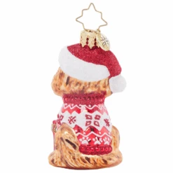Christopher Radko Little Gem Glass Ornament - Festive Furry Friend 7 Christopher Radko Little Gem Glass Ornament - Festive Furry Friend -Country Christmas Loft mn3btoky4m0ngndezz7n