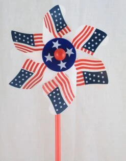 PVC Pinwheel - Blue Gingham -Country Christmas Loft mqrwrdmznvxhnmdupe1j