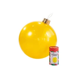 Holiball Inflatable Ornament - 18" - -Country Christmas Loft myxhye8kfsqporvyb0cw