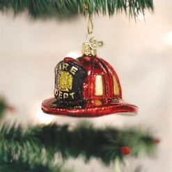 Firemans Helmet Ornament -Country Christmas Loft nb3bqrsyhsnpz3xqfoee